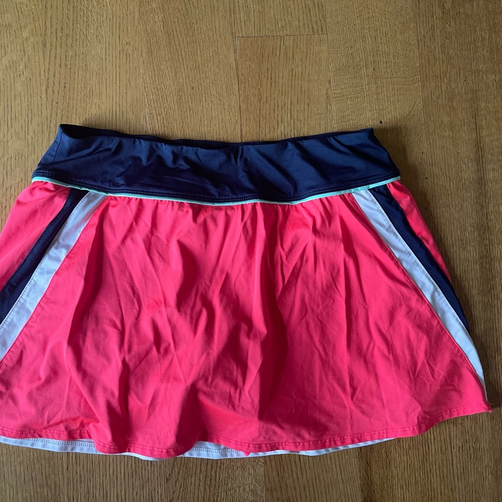 Fila Pink and Navy Athletic Tennis Skirt